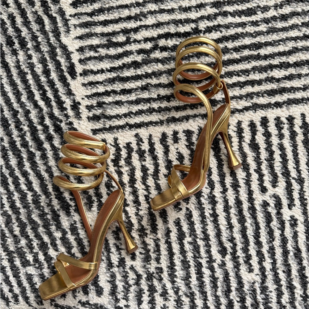 ASOS Gold Heels - Picture 2 of 3